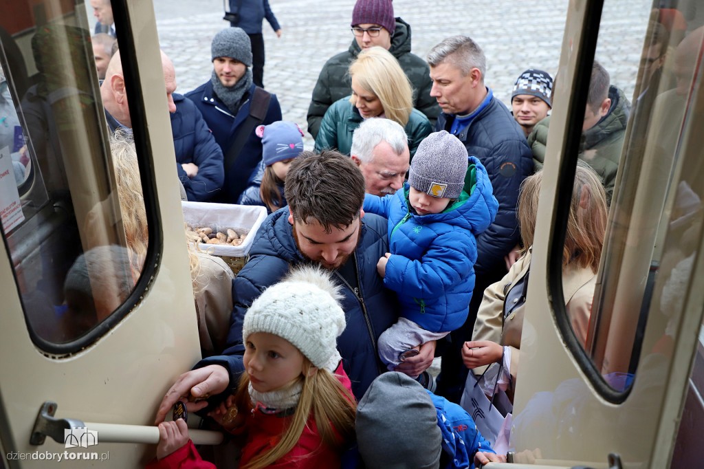 Czerwonym ogórkiem na Toruń Główny