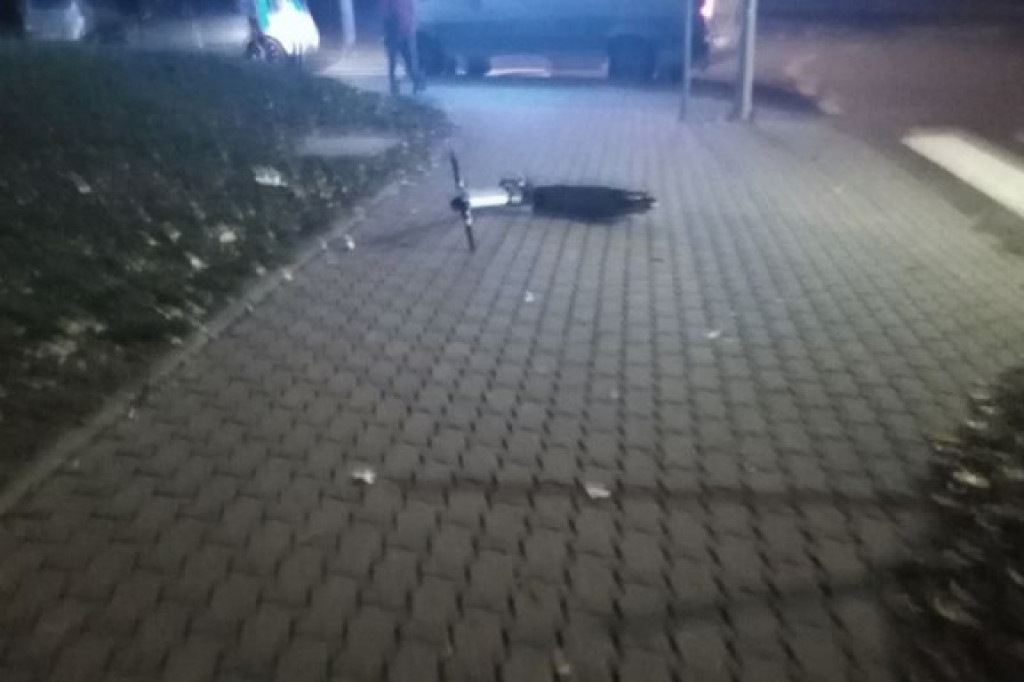 Potrącenie w Toruniu