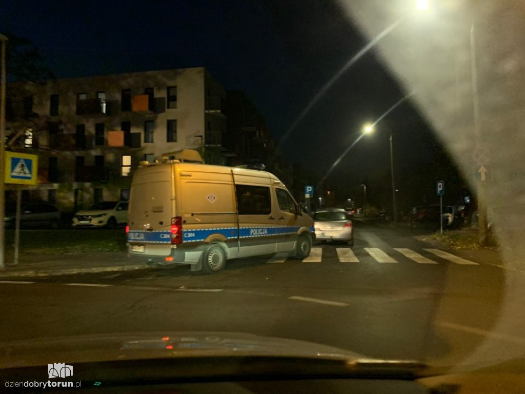 Potrącenie w Toruniu