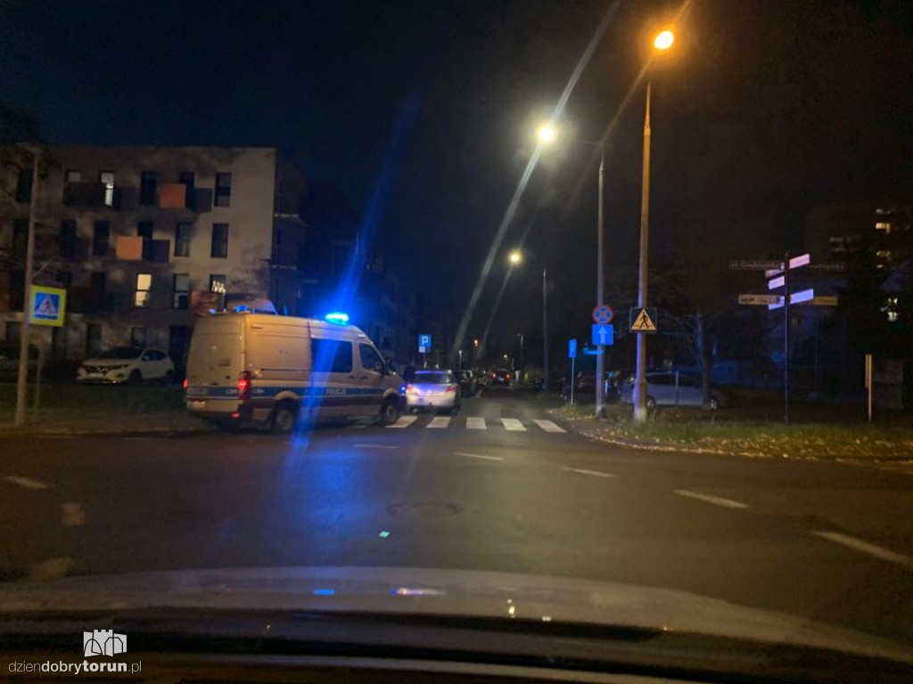 Potrącenie w Toruniu