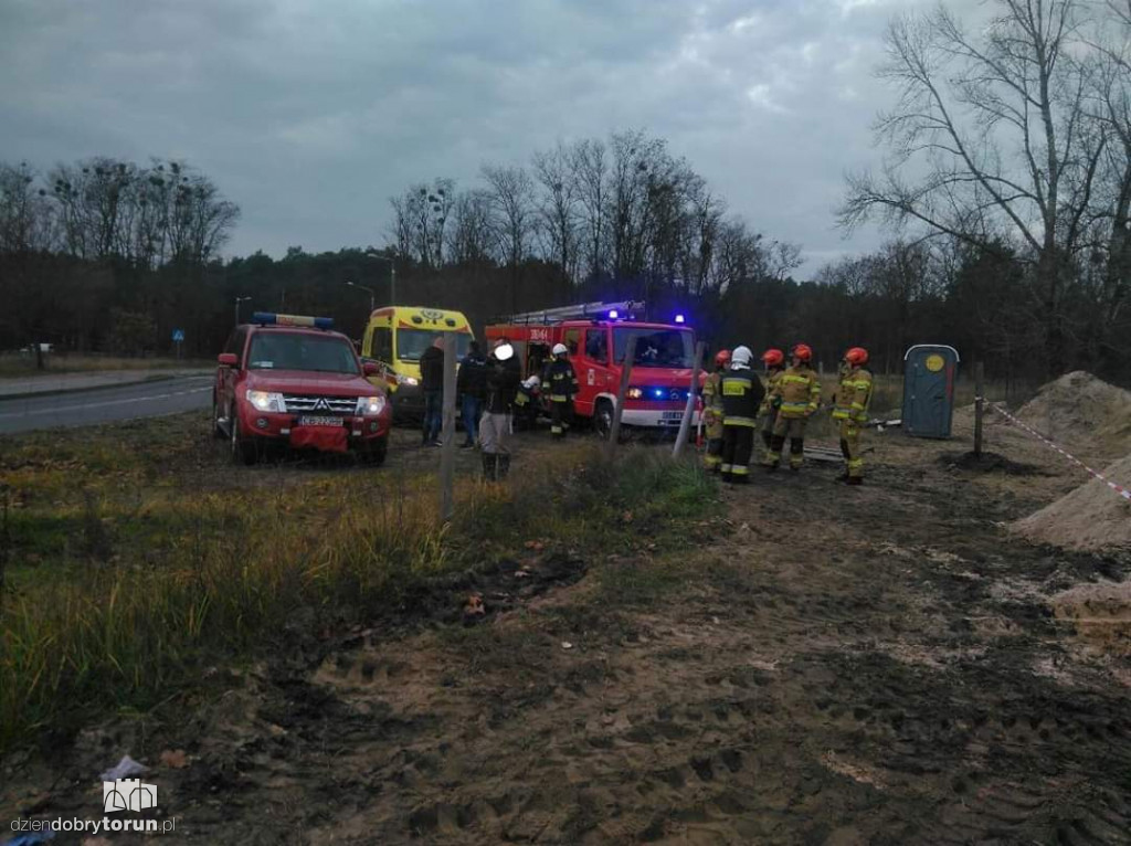 Wypadek na budowie w Solcu Kujawskim