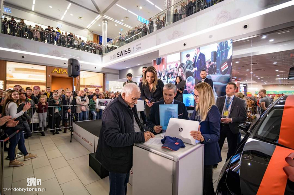 Finał loterii w centrum Toruń Plaza