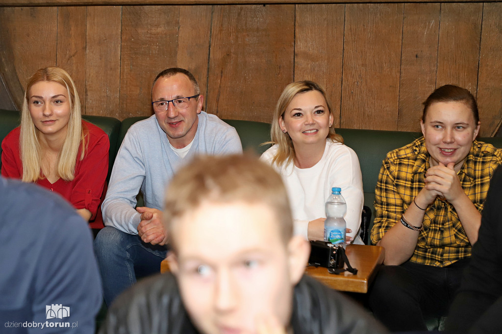 Spotkanie Katarzynek z kibicami