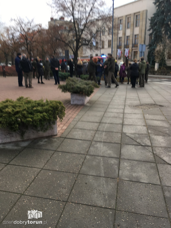 Ewakuacja RDLP w Toruniu. Co się stało?