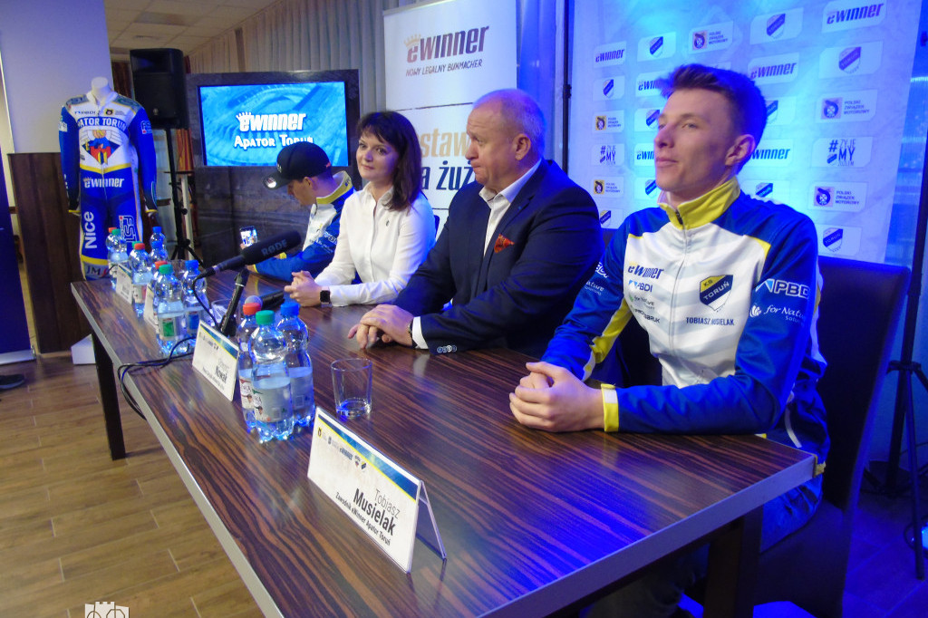 Konferencja prasowa Apatora Torunia i nowego sponsora