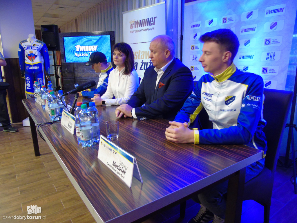 Konferencja prasowa Apatora Torunia i nowego sponsora