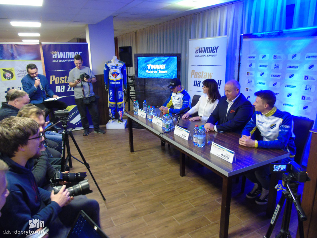 Konferencja prasowa Apatora Torunia i nowego sponsora