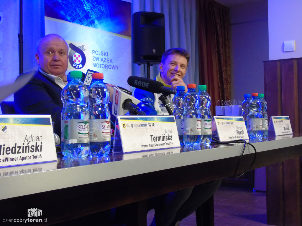 Konferencja prasowa Apatora Torunia i nowego sponsora