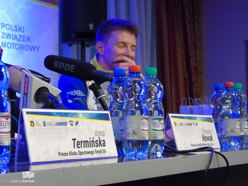 Konferencja prasowa Apatora Torunia i nowego sponsora