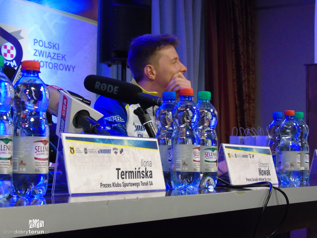 Konferencja prasowa Apatora Torunia i nowego sponsora