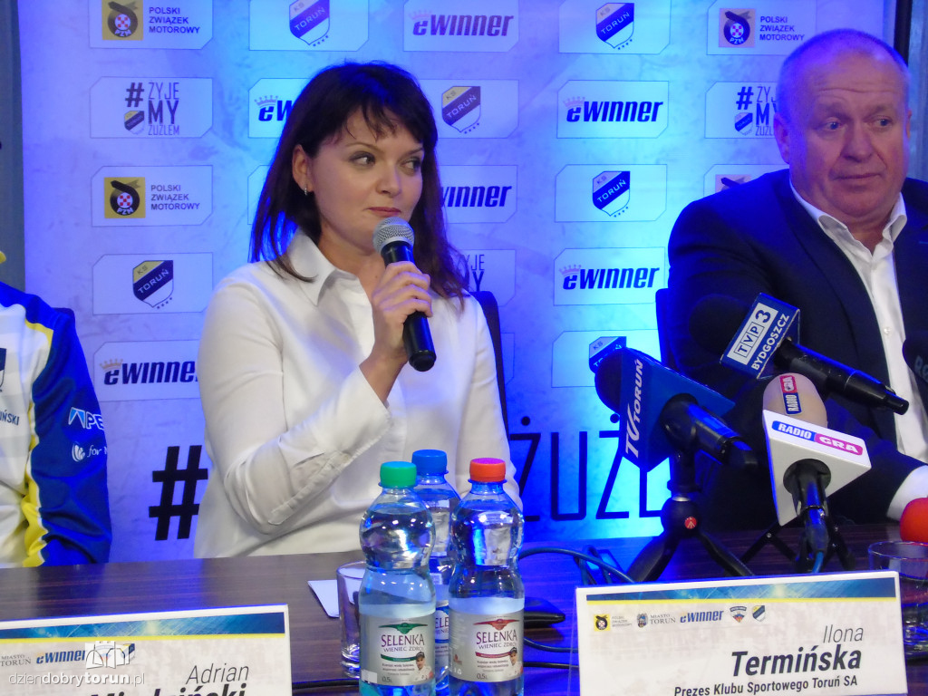 Konferencja prasowa Apatora Torunia i nowego sponsora