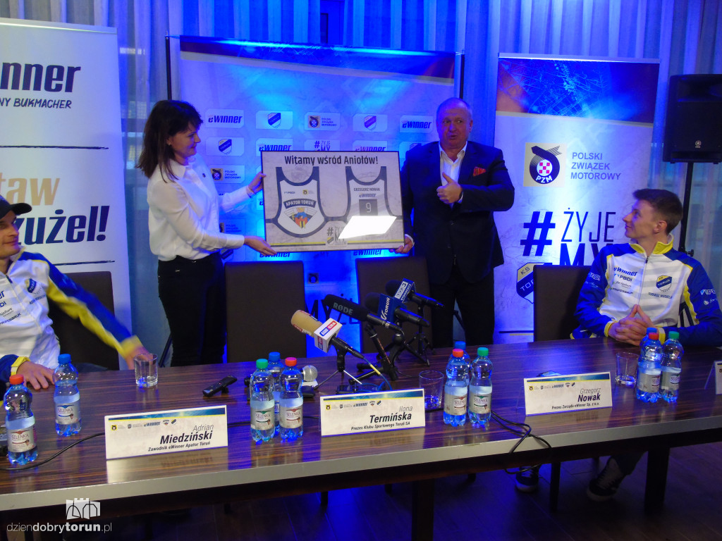 Konferencja prasowa Apatora Torunia i nowego sponsora