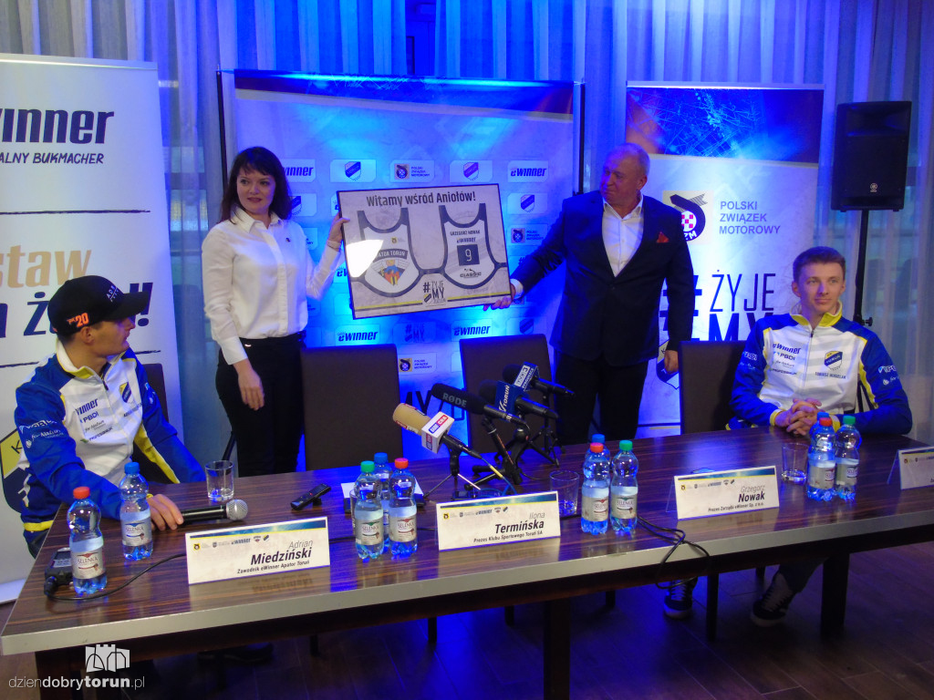 Konferencja prasowa Apatora Torunia i nowego sponsora