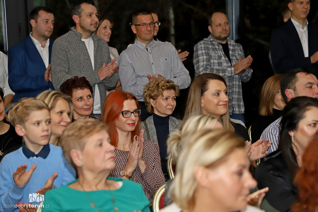 Michał Kwiatkowski na spotkaniu wigilijnym