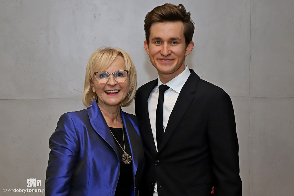 Michał Kwiatkowski na spotkaniu wigilijnym