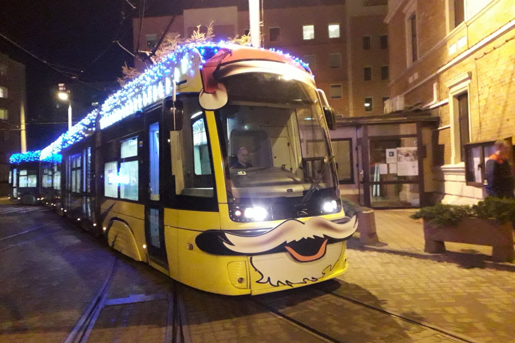 Świąteczny tramwaj w Toruniu!