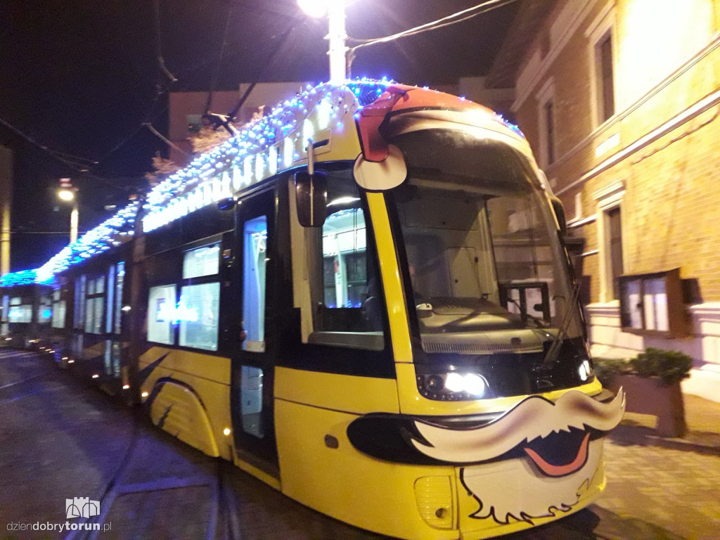 Świąteczny tramwaj w Toruniu!