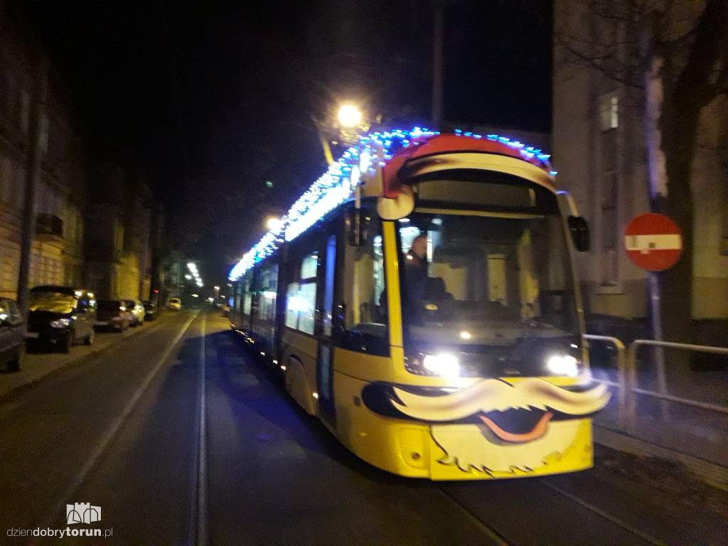 Świąteczny tramwaj w Toruniu!