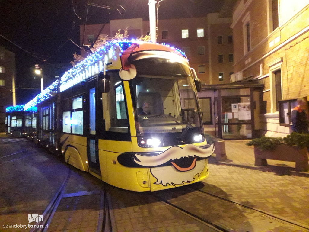 Świąteczny tramwaj w Toruniu!