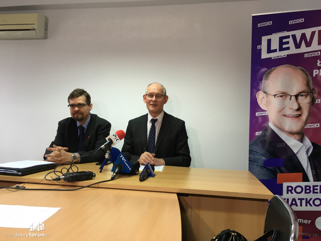 Toruń: konferencja posła Roberta Kwiatkowskiego
