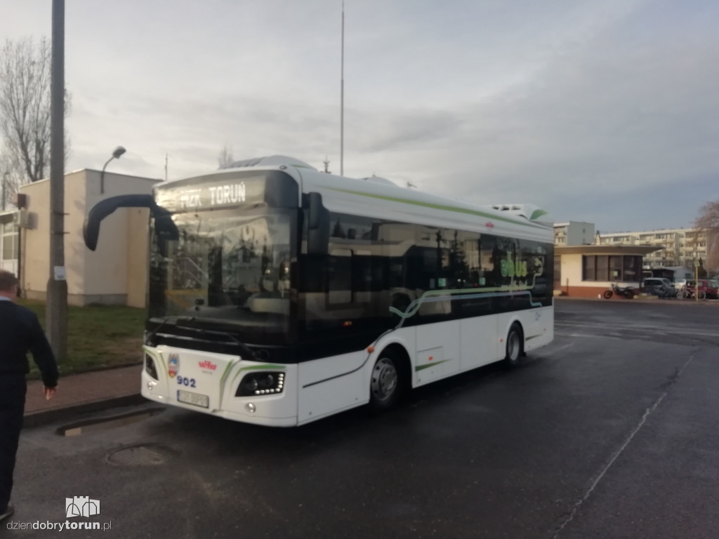 Elektryczny autobus w Toruniu!