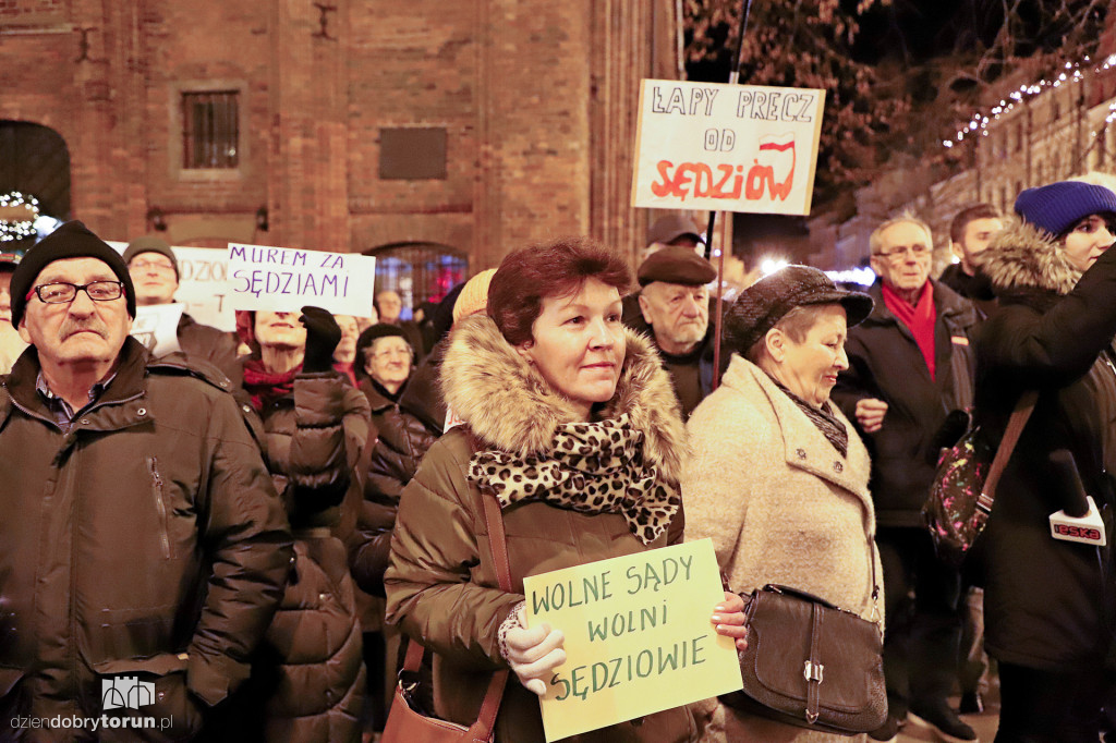 Protest Dziś sędziowie - jutro Ty!