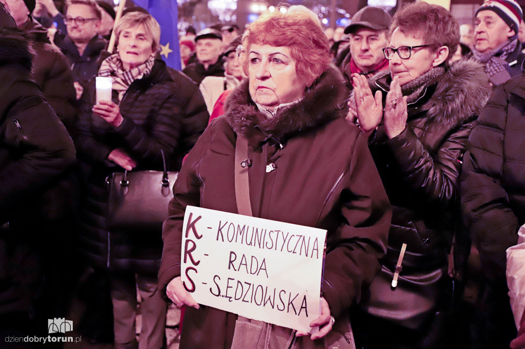 Protest Dziś sędziowie - jutro Ty!