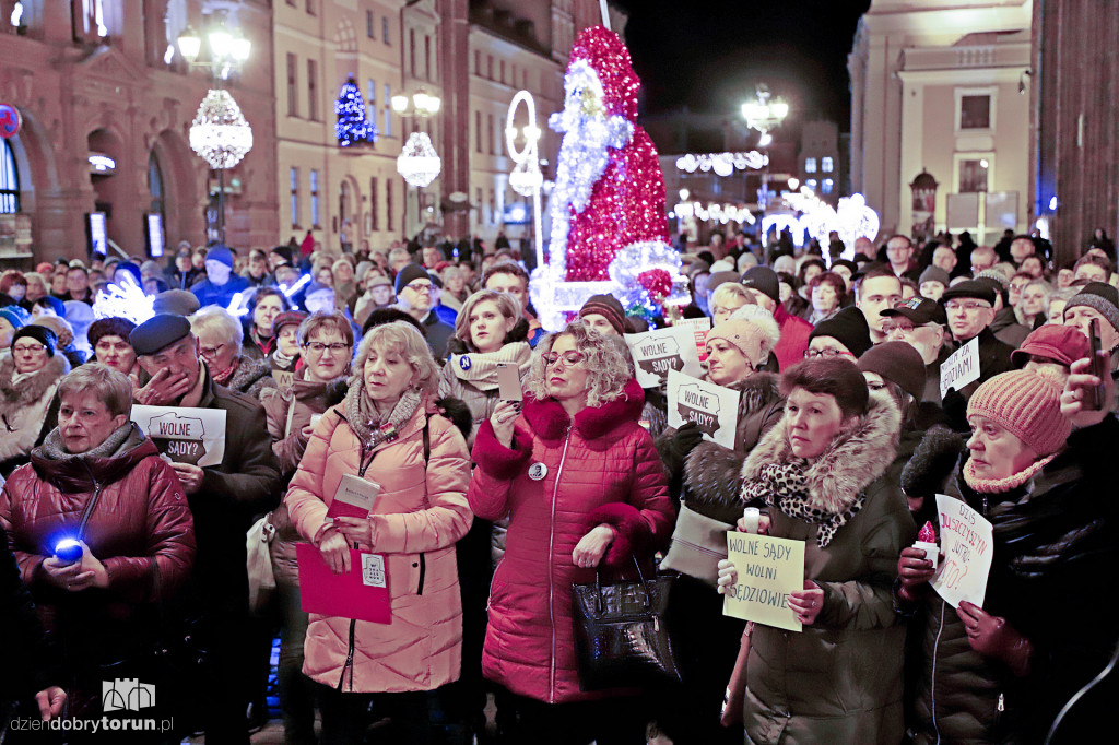 Protest Dziś sędziowie - jutro Ty!