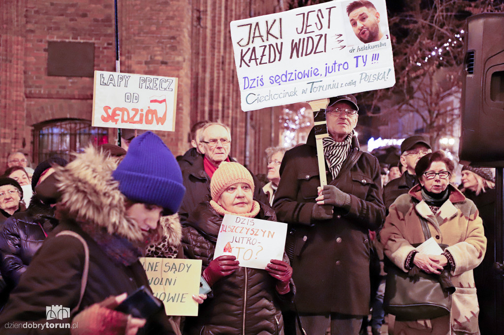 Protest Dziś sędziowie - jutro Ty!