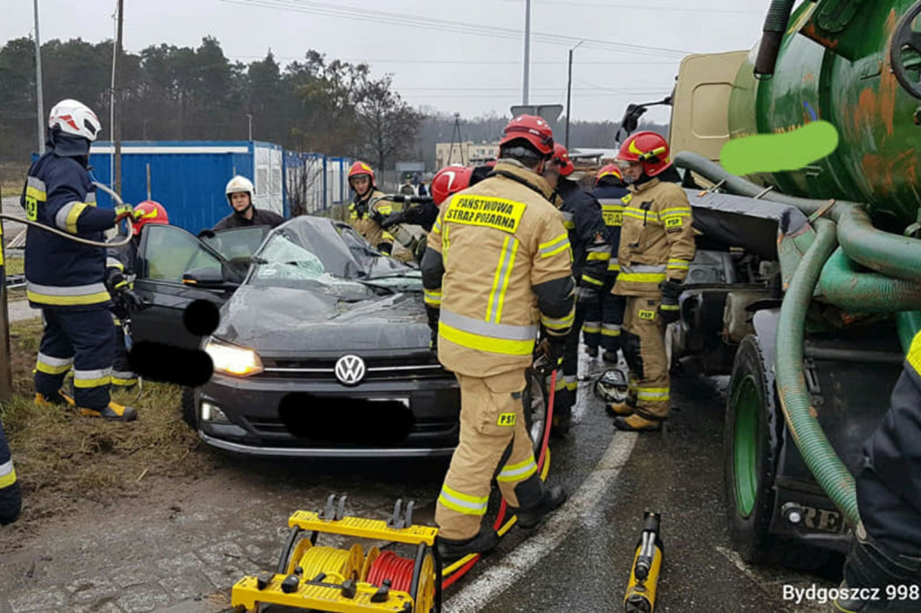 Tragiczny wypadek na DK 10 w Kruszynie!