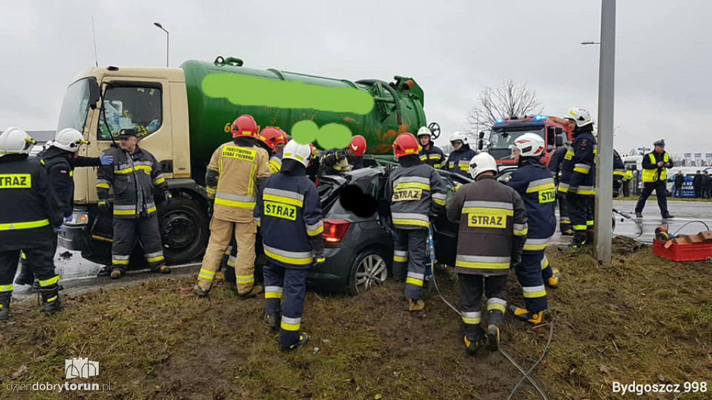 Tragiczny wypadek na DK 10 w Kruszynie!