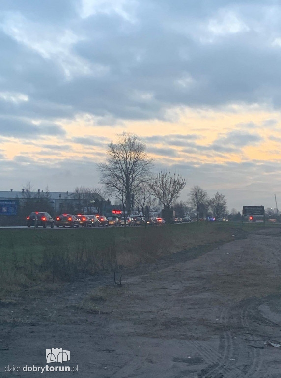 Wypadek na DK15 w Rogówku pod Toruniem