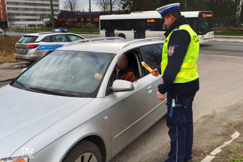 Akcja policjantów z toruńskiej drogówki