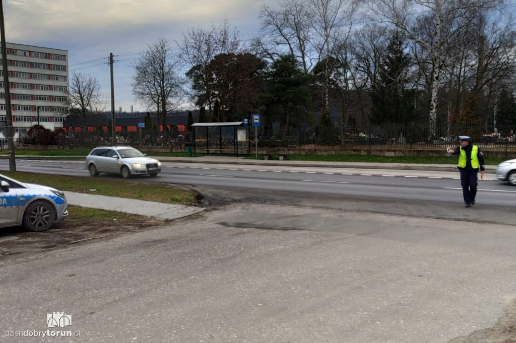 Akcja policjantów z toruńskiej drogówki
