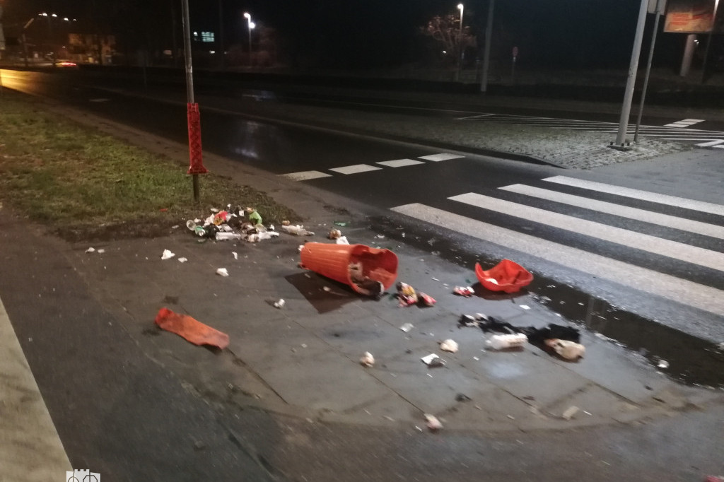 Toruń po nocy sylwestrowej 2019/2020