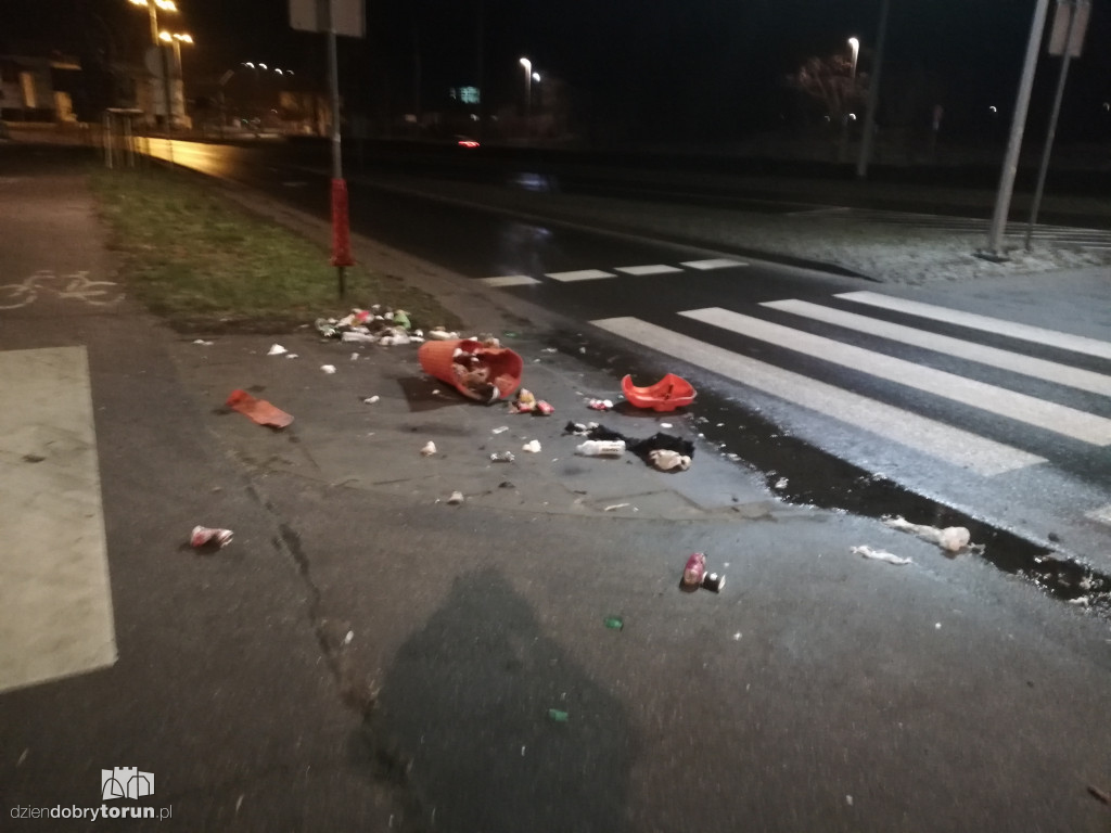 Toruń po nocy sylwestrowej 2019/2020