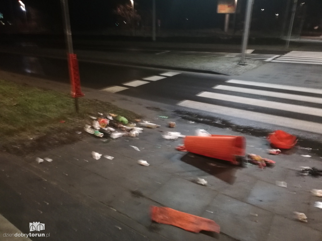 Toruń po nocy sylwestrowej 2019/2020