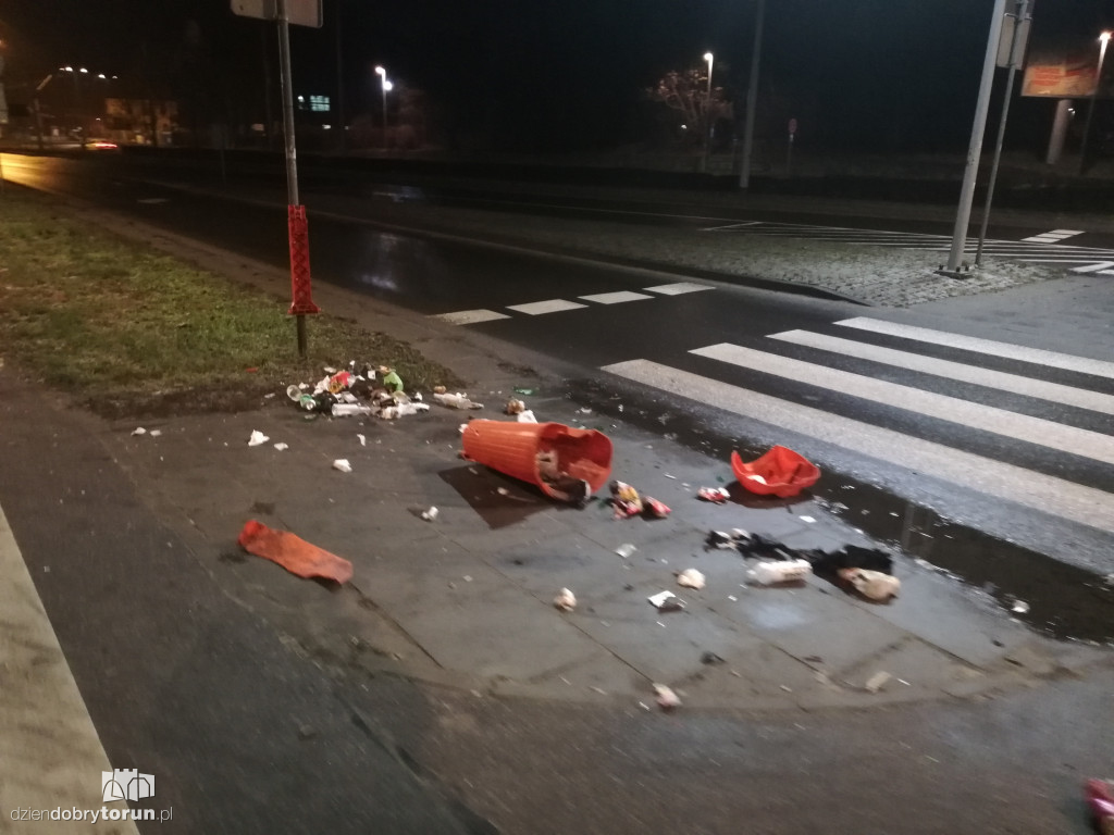 Toruń po nocy sylwestrowej 2019/2020