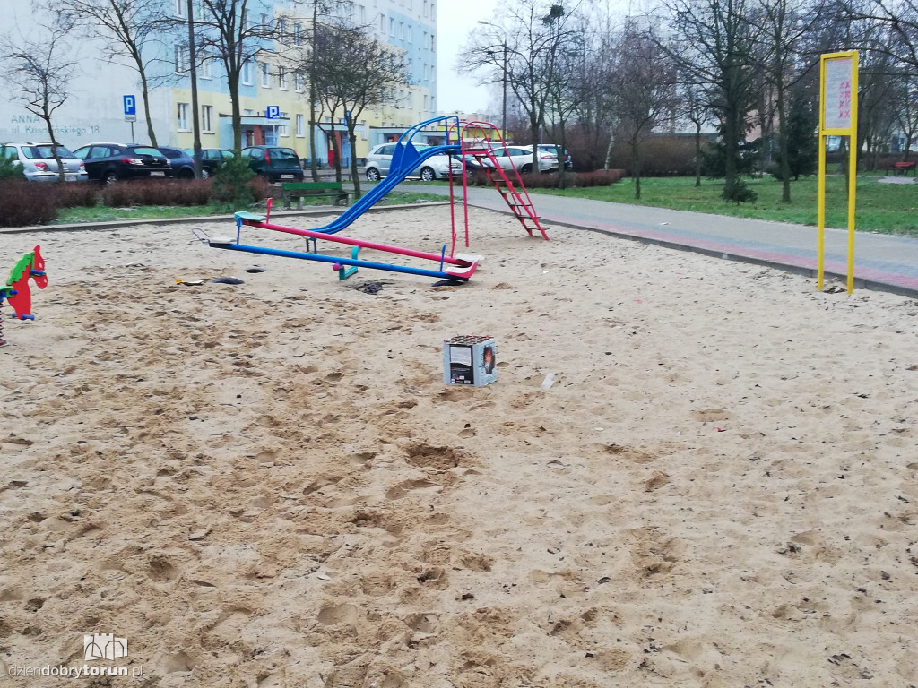 Toruń po nocy sylwestrowej 2019/2020