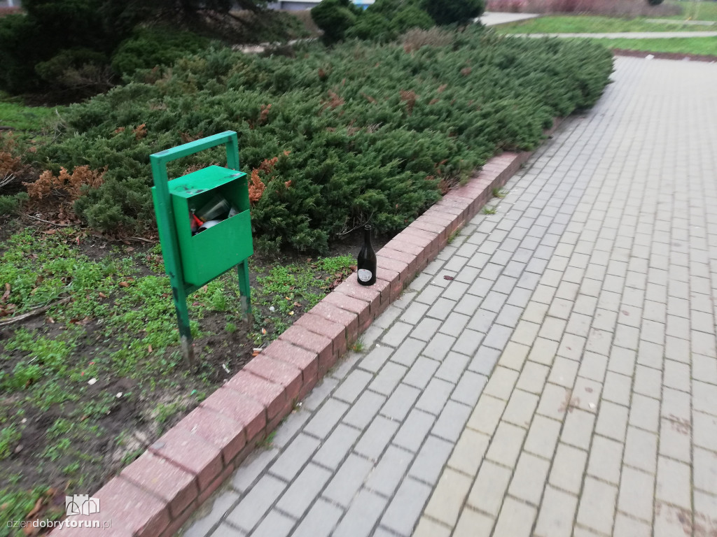 Toruń po nocy sylwestrowej 2019/2020