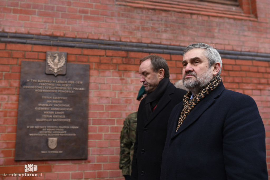 Odsłonięcie tablicy pamiątkowej