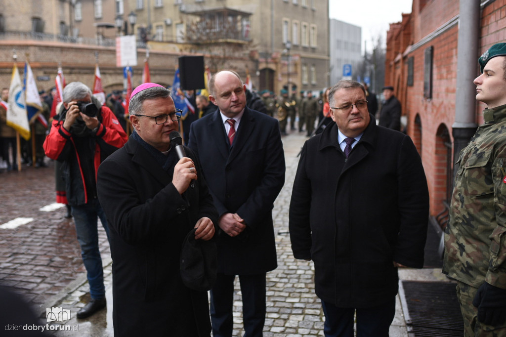 Odsłonięcie tablicy pamiątkowej