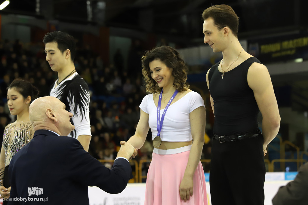 Dekoracja laureatów Mentor Toruń Cup 2020