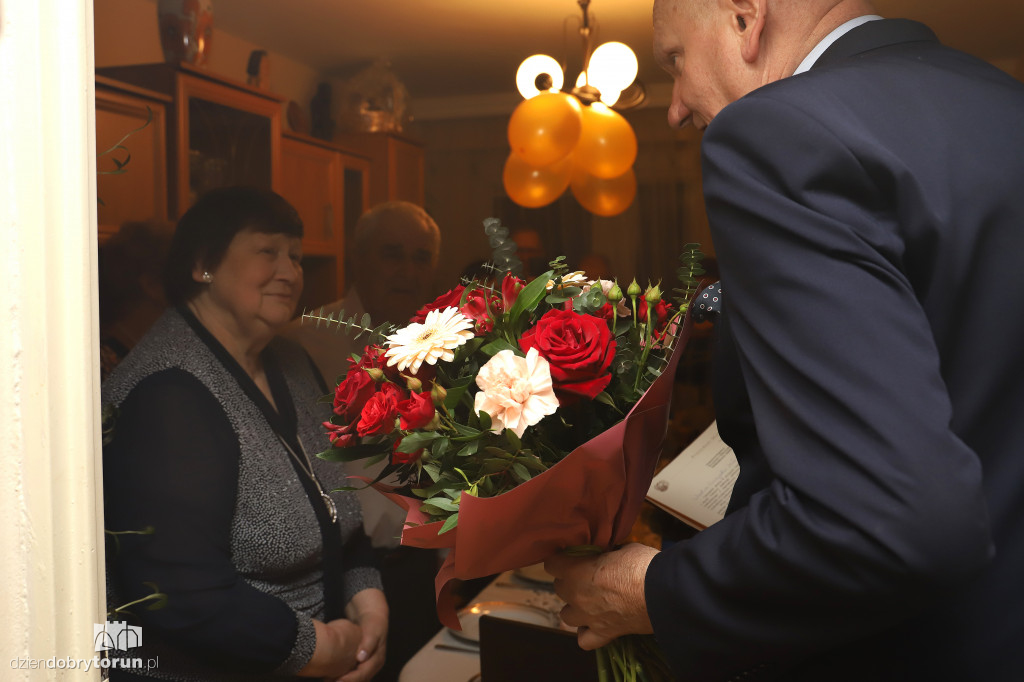 60 - lecie ślubu państwa Krystyny i Mieczysława Malinowskich