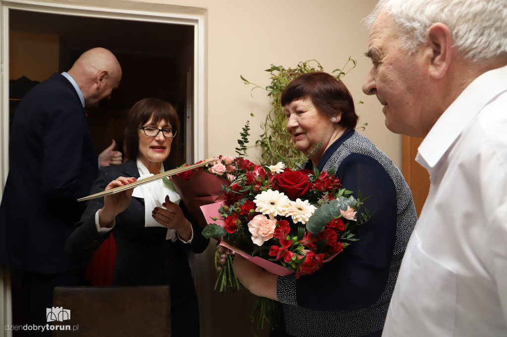 60 - lecie ślubu państwa Krystyny i Mieczysława Malinowskich