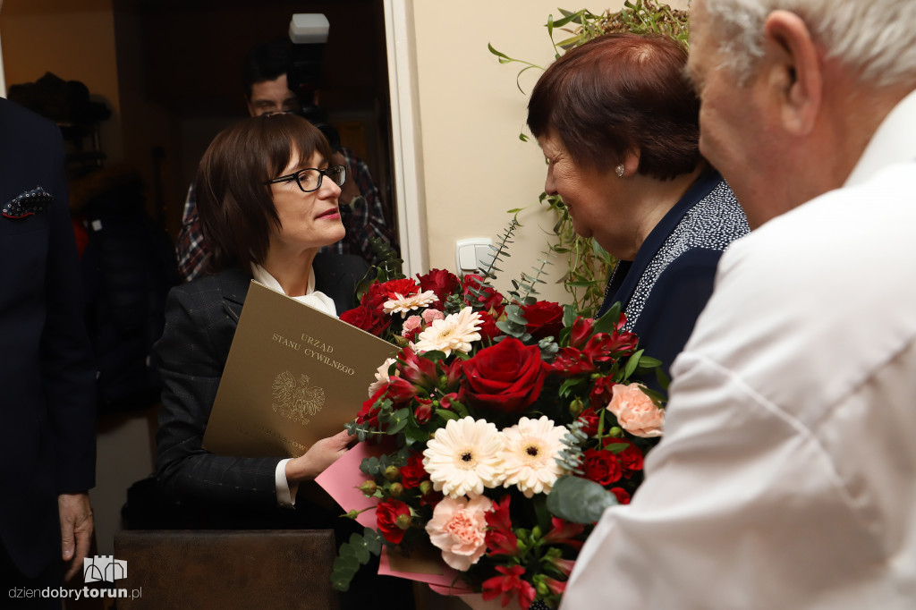 60 - lecie ślubu państwa Krystyny i Mieczysława Malinowskich
