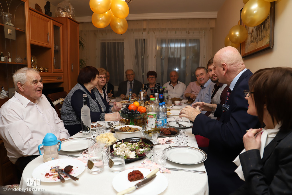 60 - lecie ślubu państwa Krystyny i Mieczysława Malinowskich