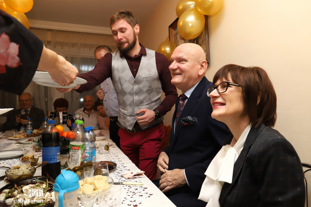 60 - lecie ślubu państwa Krystyny i Mieczysława Malinowskich