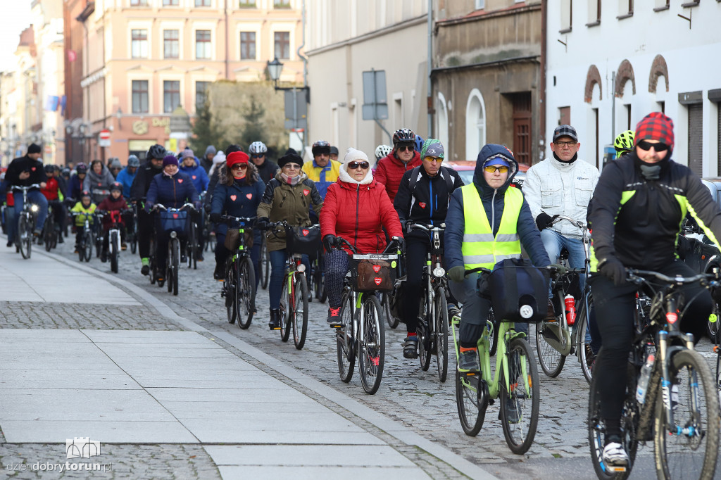 Rowerowa Masa Krytyczna pojechała dla WOŚP