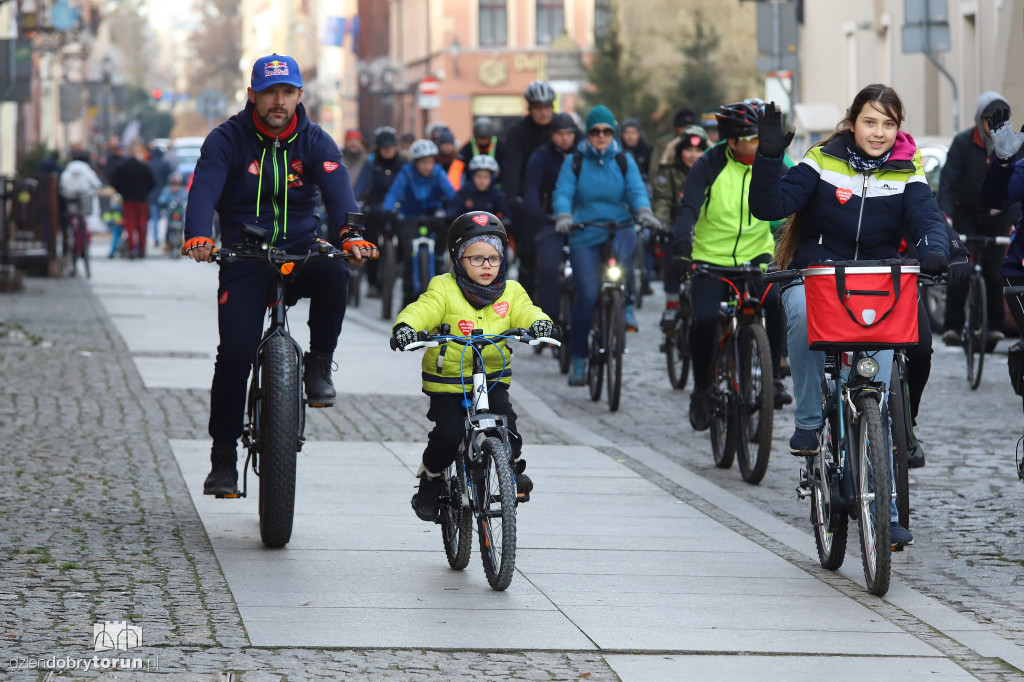 Rowerowa Masa Krytyczna pojechała dla WOŚP